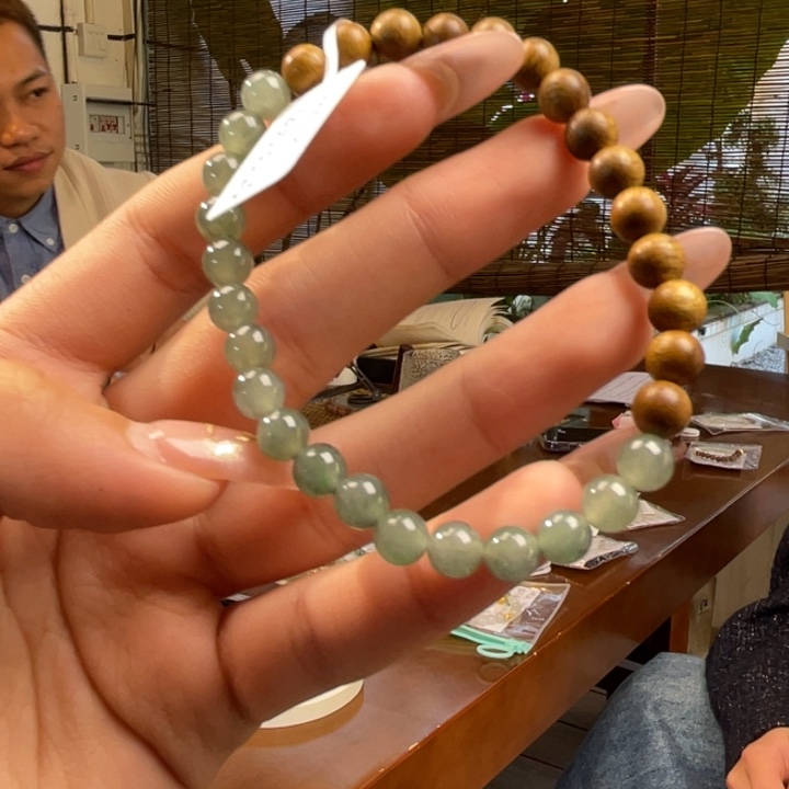 翡翠未镶嵌手链手串
