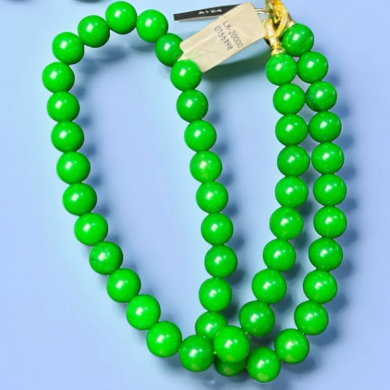 ｛老三高端甄选}LX155绿色小卡妈妈毛衣链