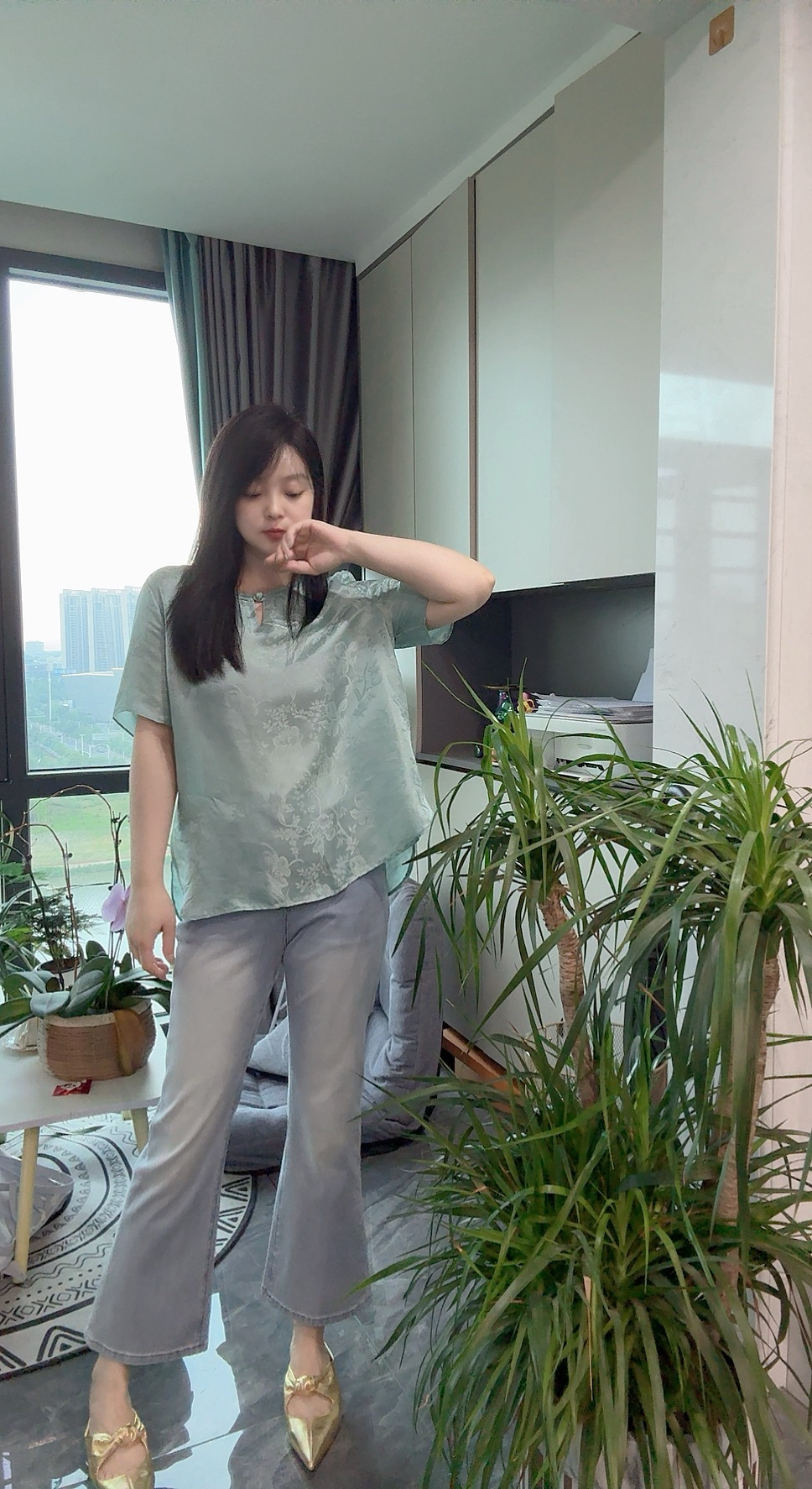 夏季新款百搭水洗牛仔裤