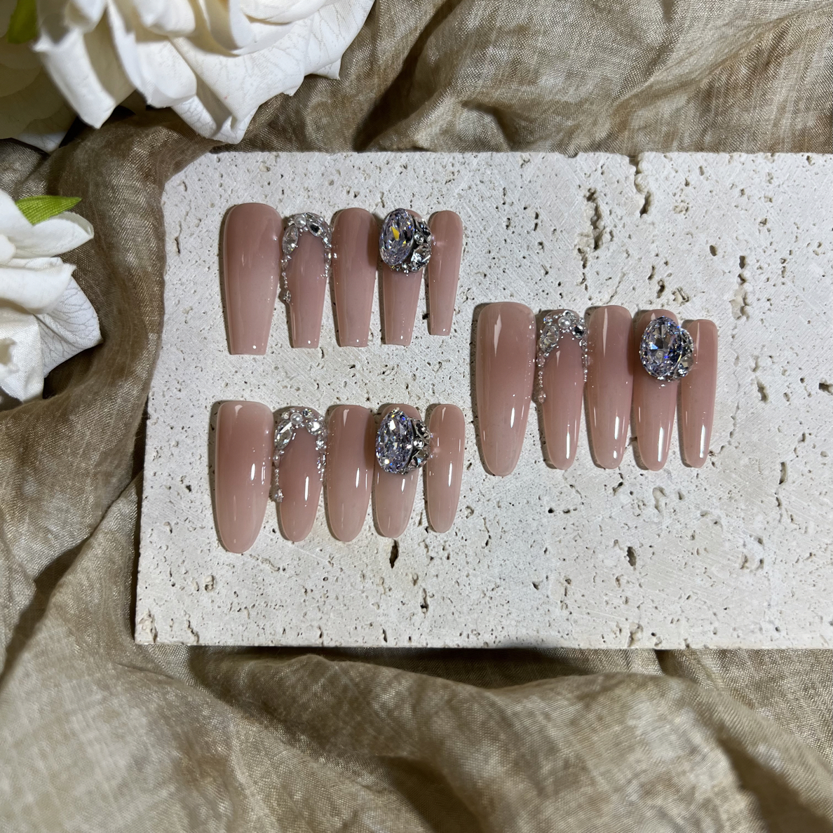 柔柔——全场两单飞（工具包需备注）爆款手工穿戴甲气质百搭日常穿