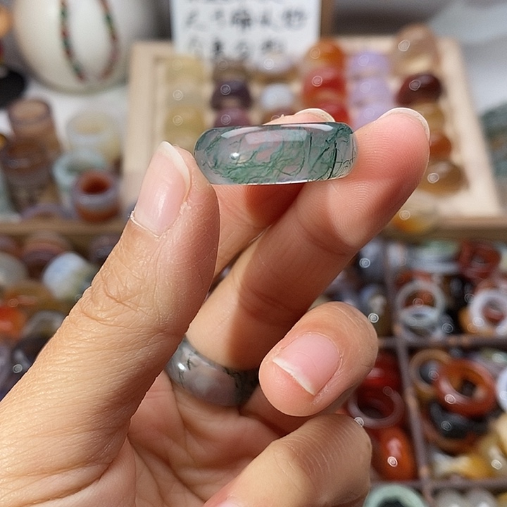 ****o玛瑙/玉髓未镶嵌戒指A3不退换港20