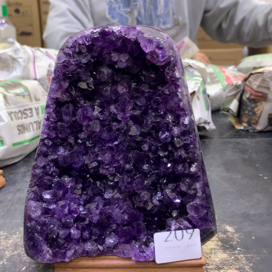 水晶摆件未镶嵌紫晶209