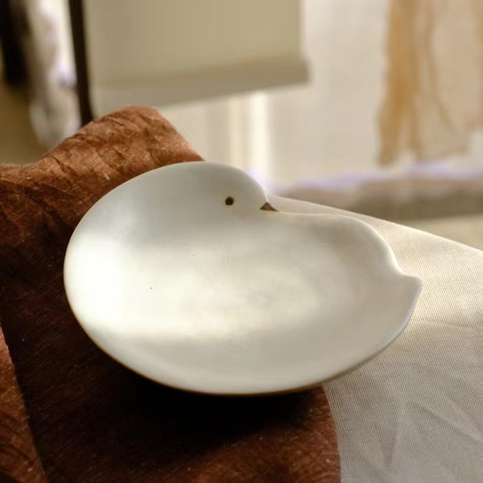 小喜宅 小欢喜鸭鸭盘（直径约15.5cm）