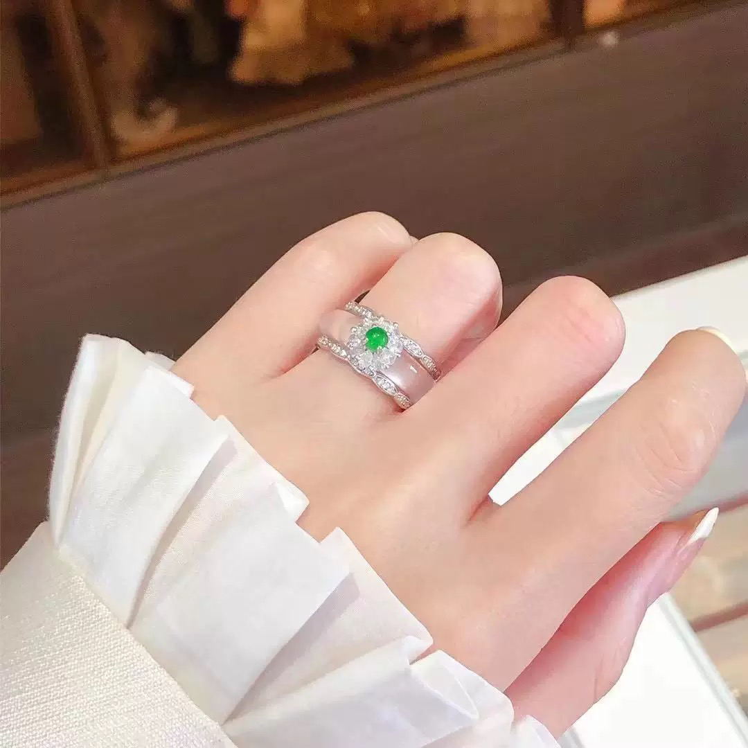 铜合金戒指 3035精致百搭双戴戒指