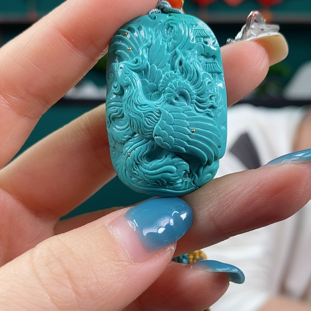 绿松石珠宝奇石未镶嵌