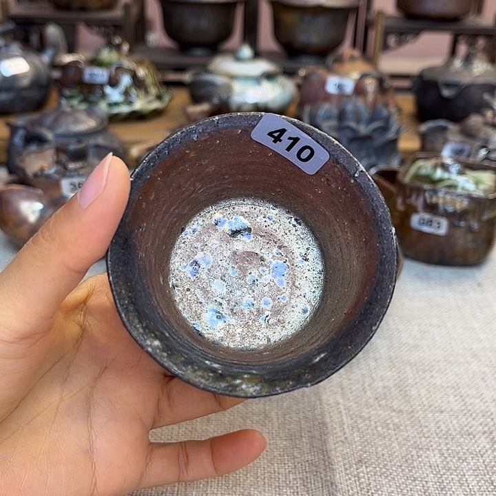 裸柴烧陶瓷手工茶器