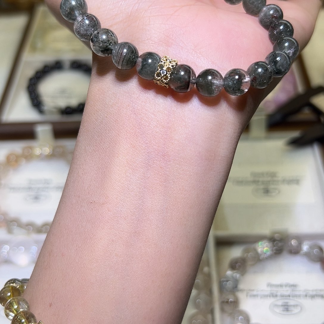 水晶手链未镶嵌静*静48小时鉴赏