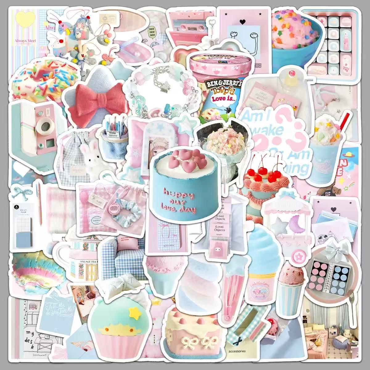 糯米酱（贴纸一个）正版公仔毛绒玩具