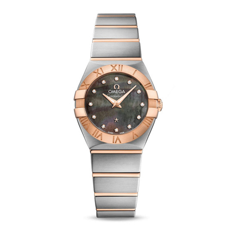 99新 Omega/欧米茄 星座24mm   内钻 大溪地贝母盘女士腕表