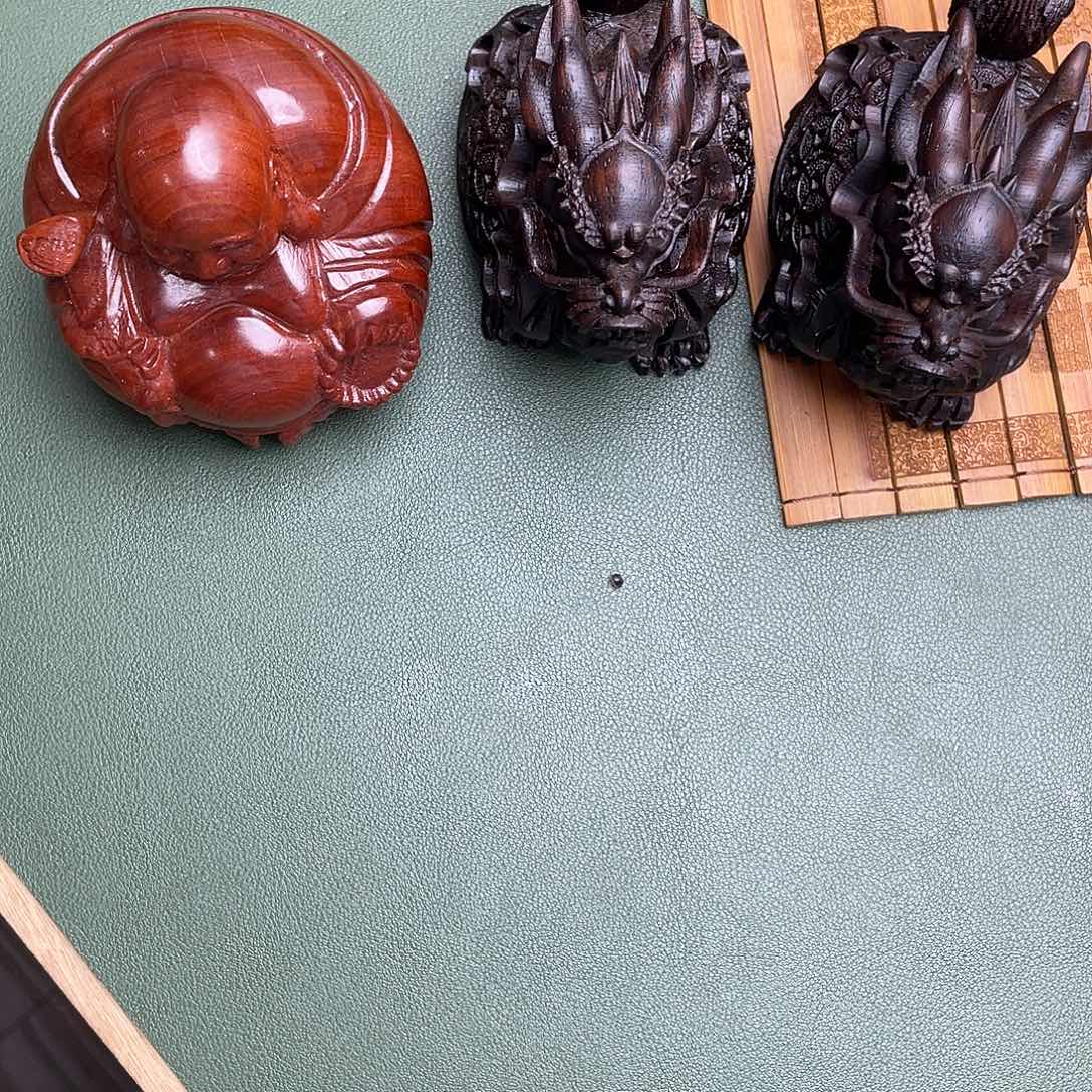 道***堂木健健康康快快乐乐3个摆件