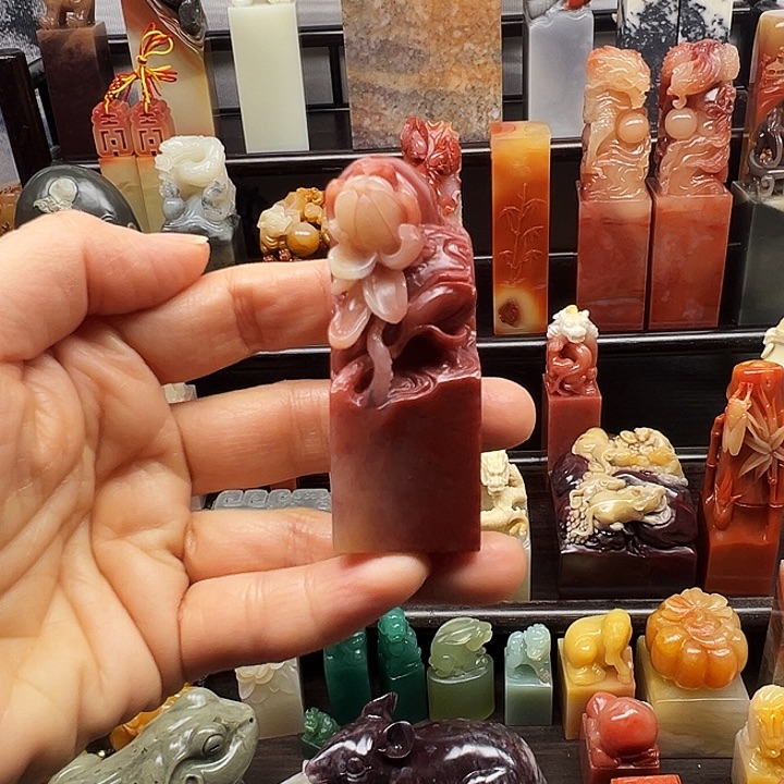 寿山石印石寿山石手工雕刻