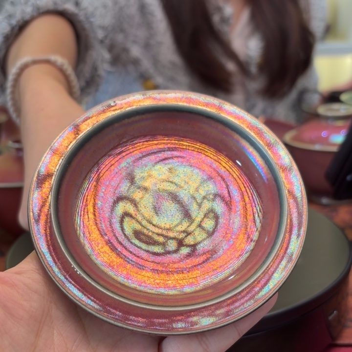 枫***秋钧瓷传统茶器作品