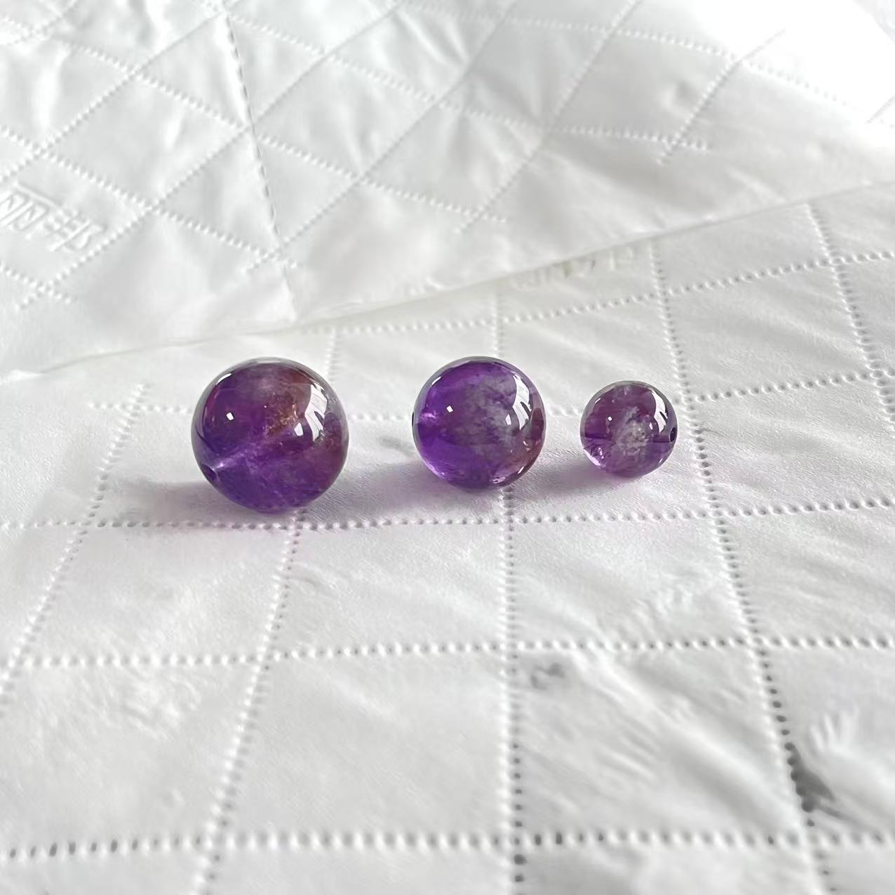 ZZ0093 紫色水晶单珠吊坠 多样性发其一