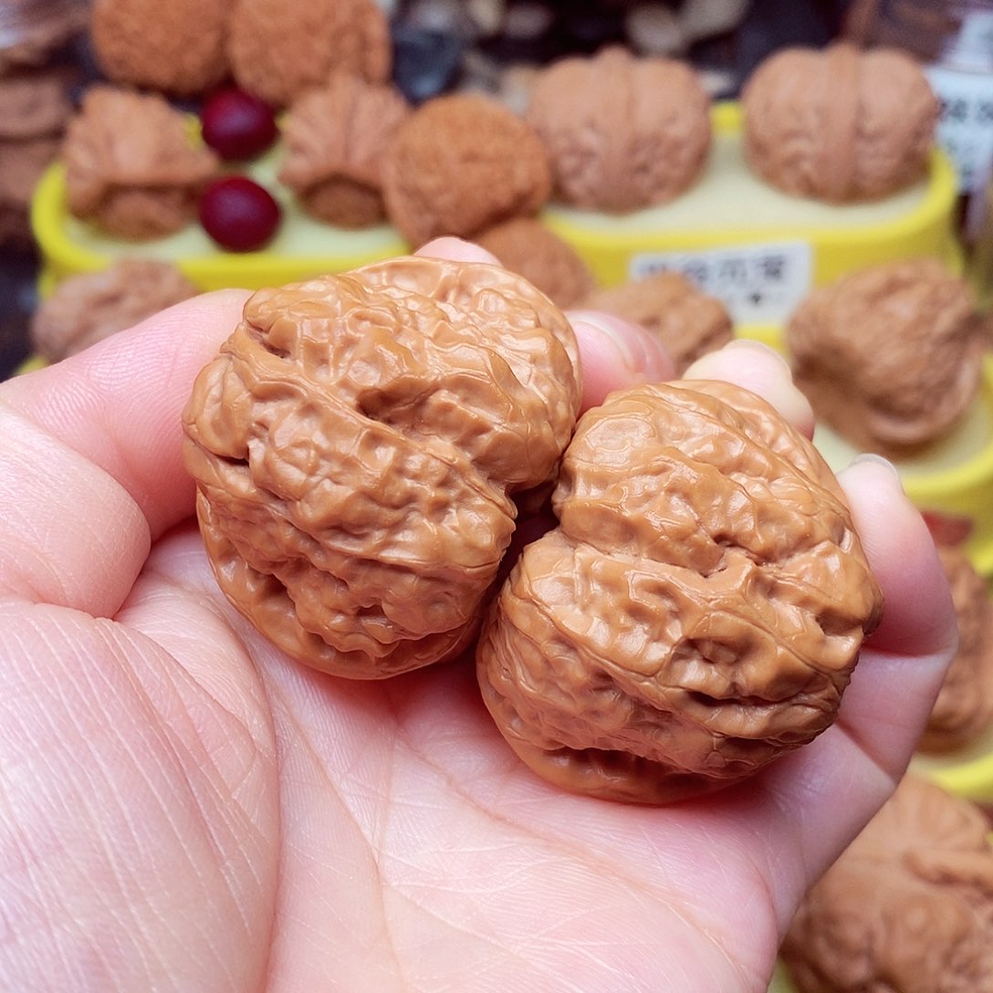 核桃把件蛤蟆头41尺寸