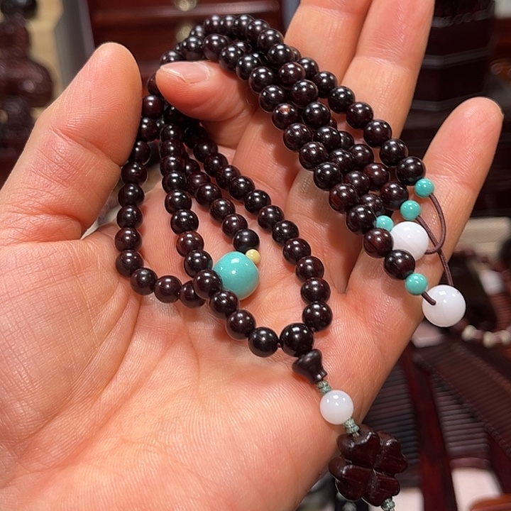 黄花梨/降香黄檀紫檀木手串