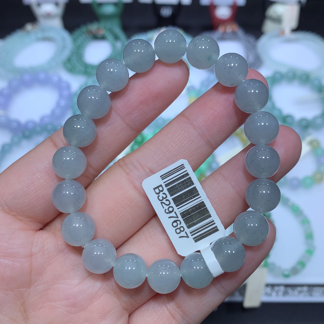 翡翠未镶嵌手串天然