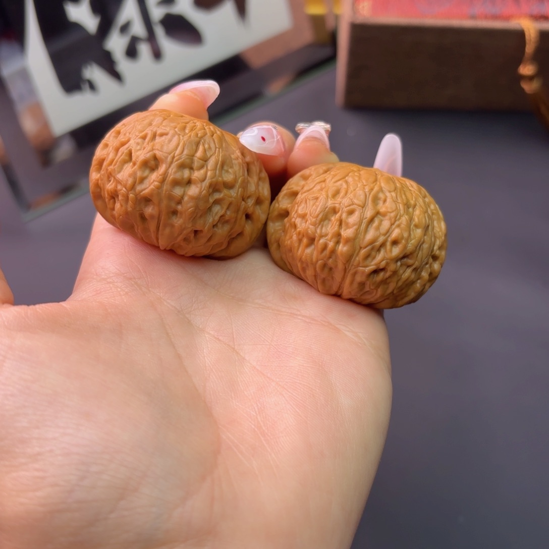 文玩核桃把件铁锤 41