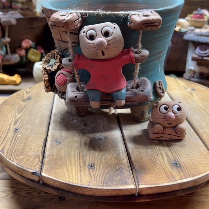 嘻哈多肉花盆百搭