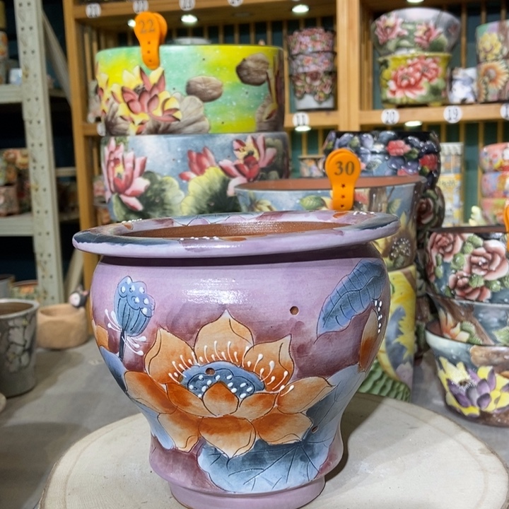 红陶景德镇艺术手绘作品