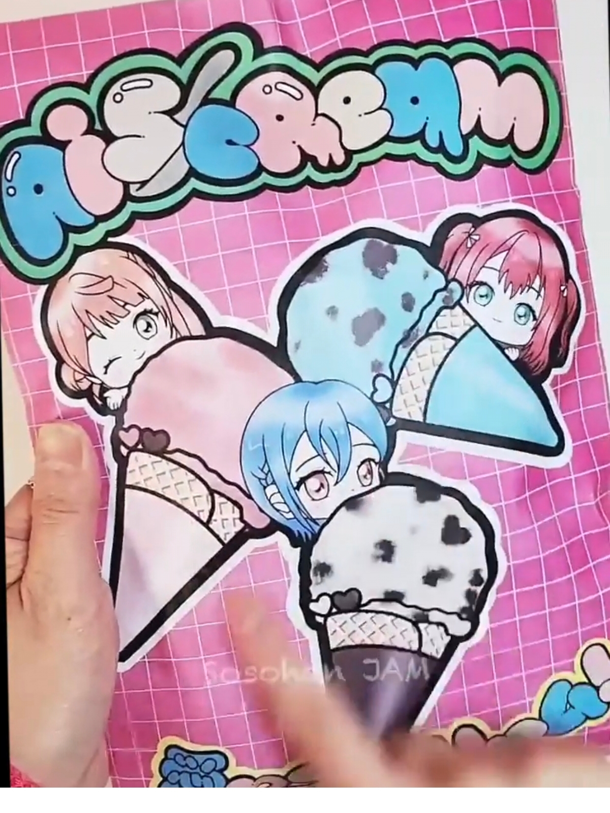 自制冰淇淋盲袋DIY少女创意儿童女孩手工玩具手工解压反复玩游戏