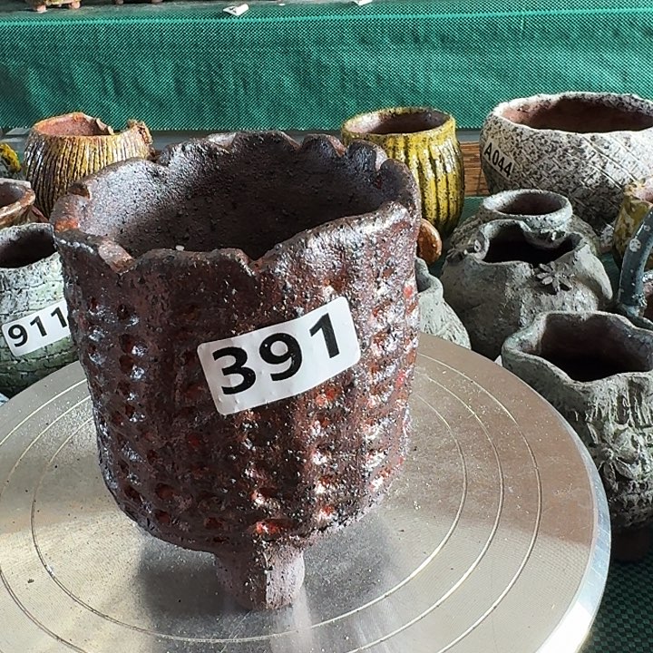 内口8高11粗陶手工