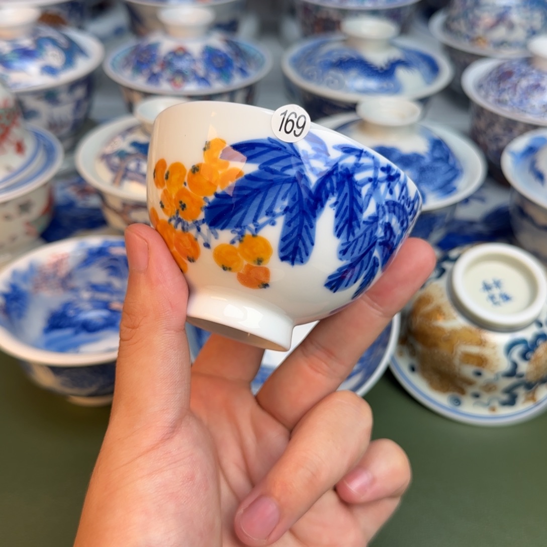 彦祖纯手工手绘茶具169