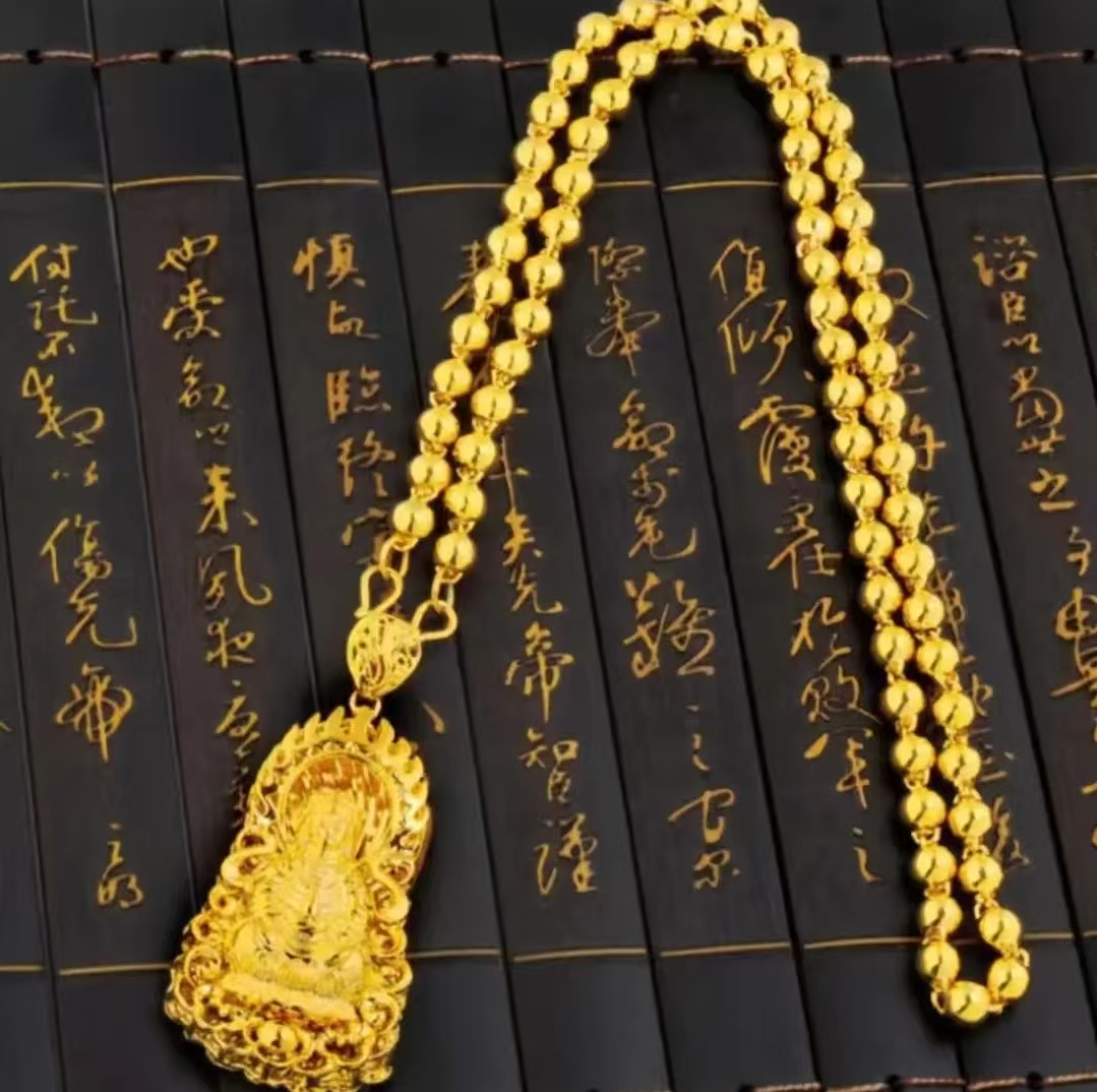 合金项链 2025爆款【精工圆珠项链】时尚气质百搭轻奢潮流不掉色款