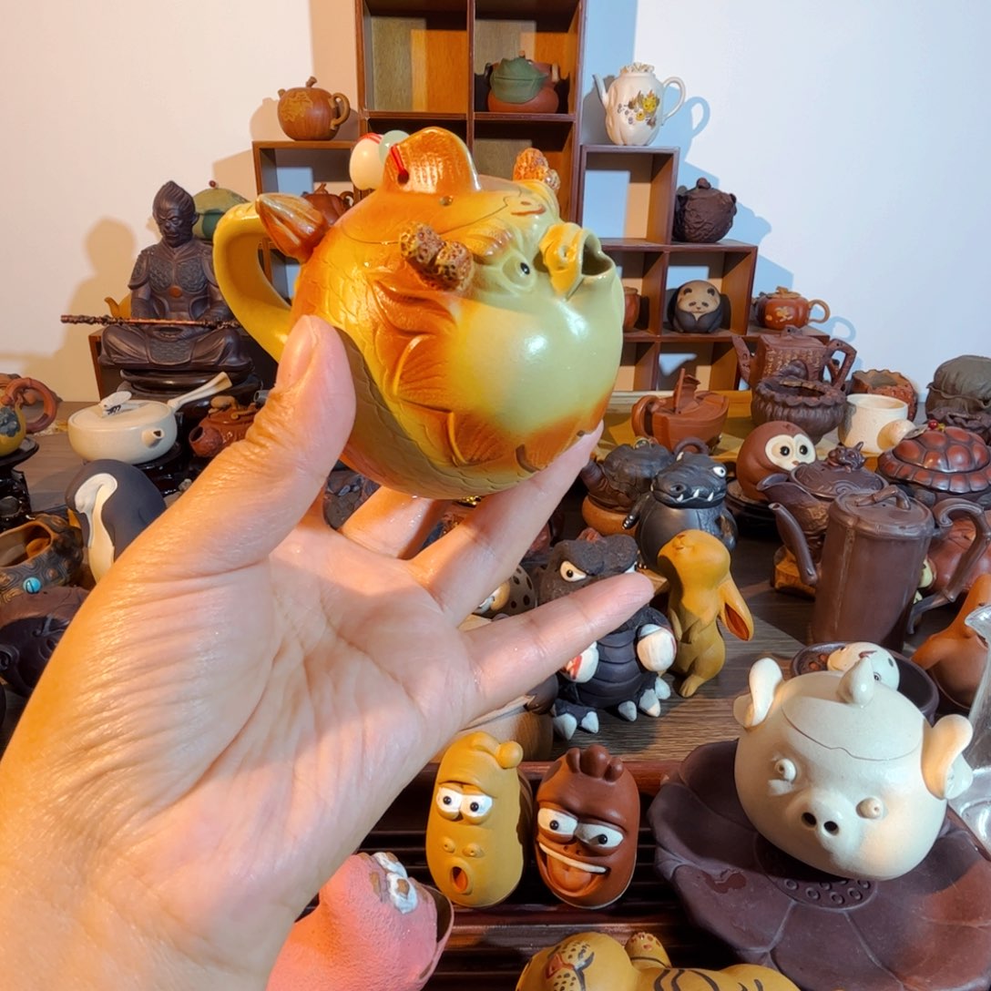 紫砂茶壶纯手工制作过程非常吧