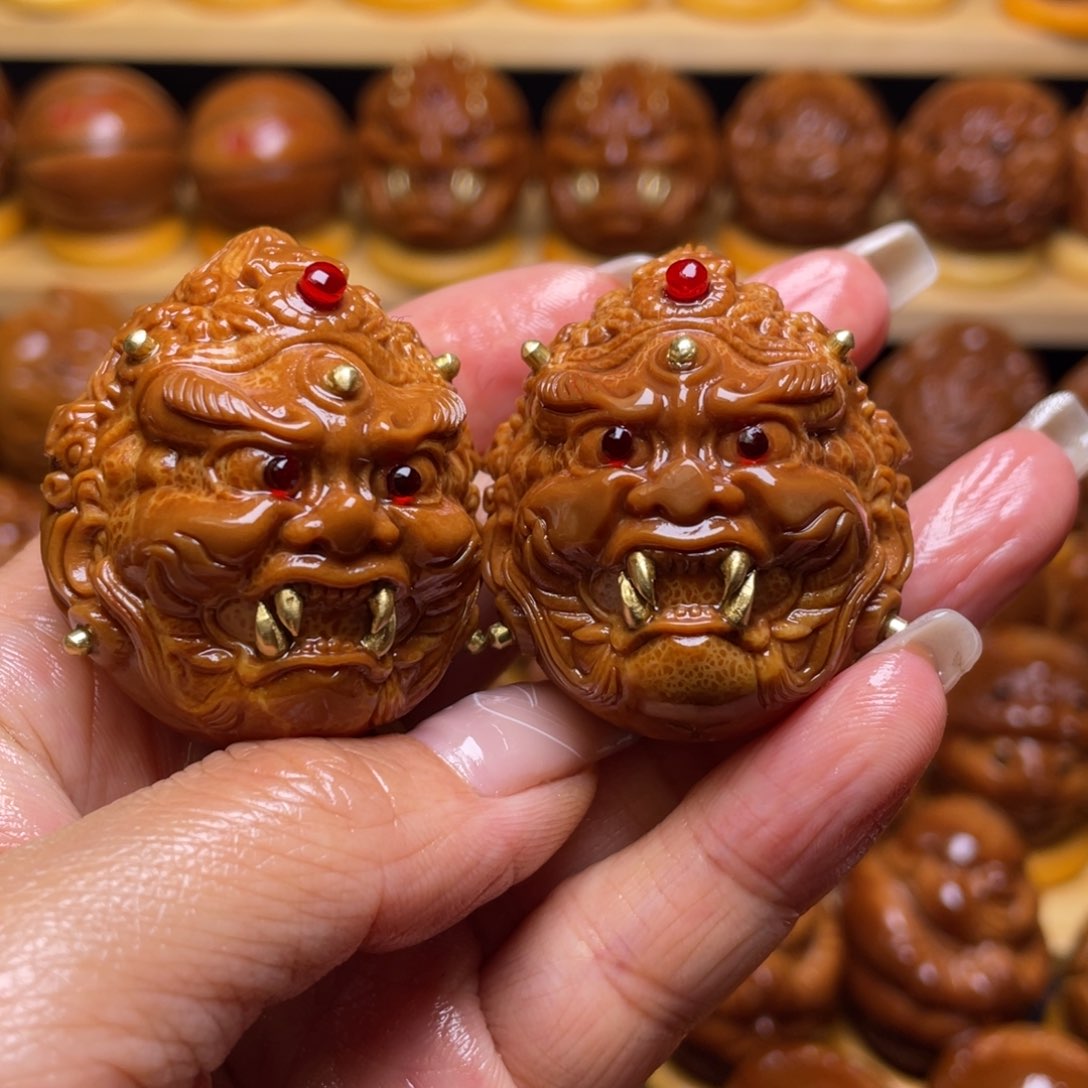 橄榄核把件降***爷巴西大橄榄