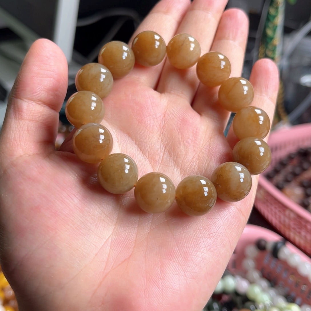 U***～水晶手串未镶嵌14和田玉