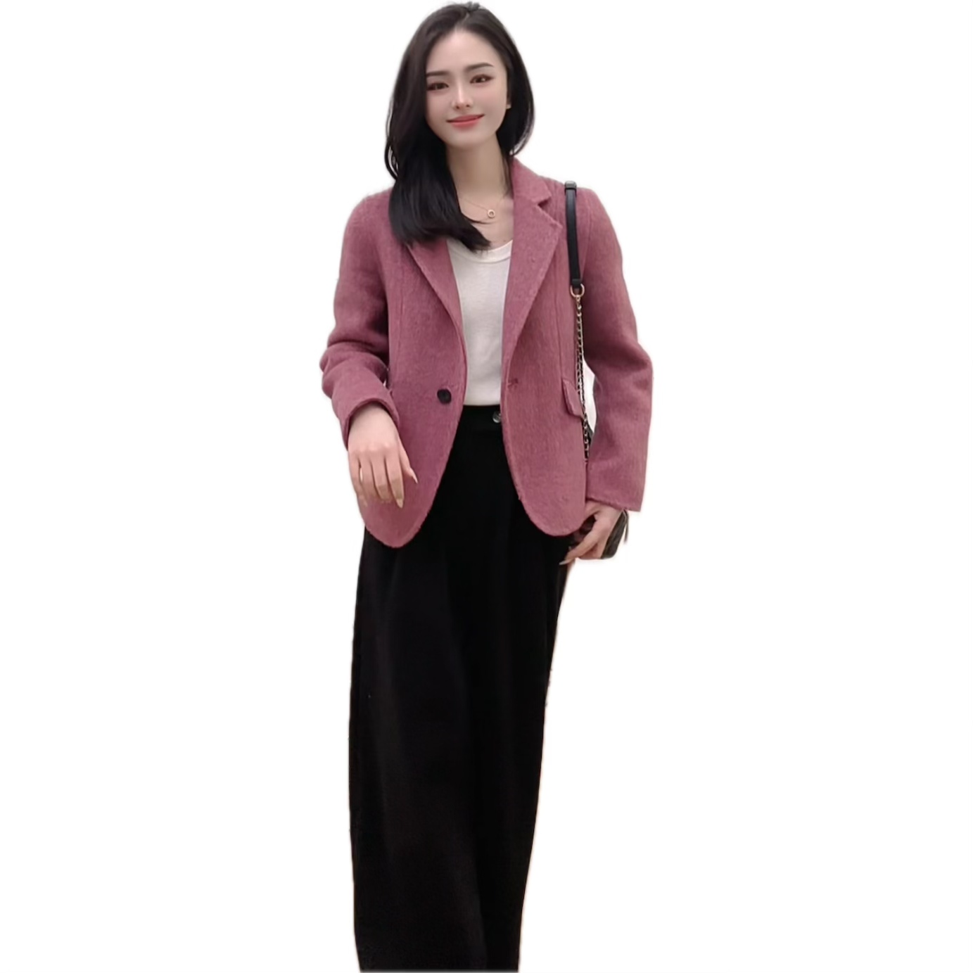 【MANJIA專屬】短款时尚上衣气质女外套百搭小香風外套82507