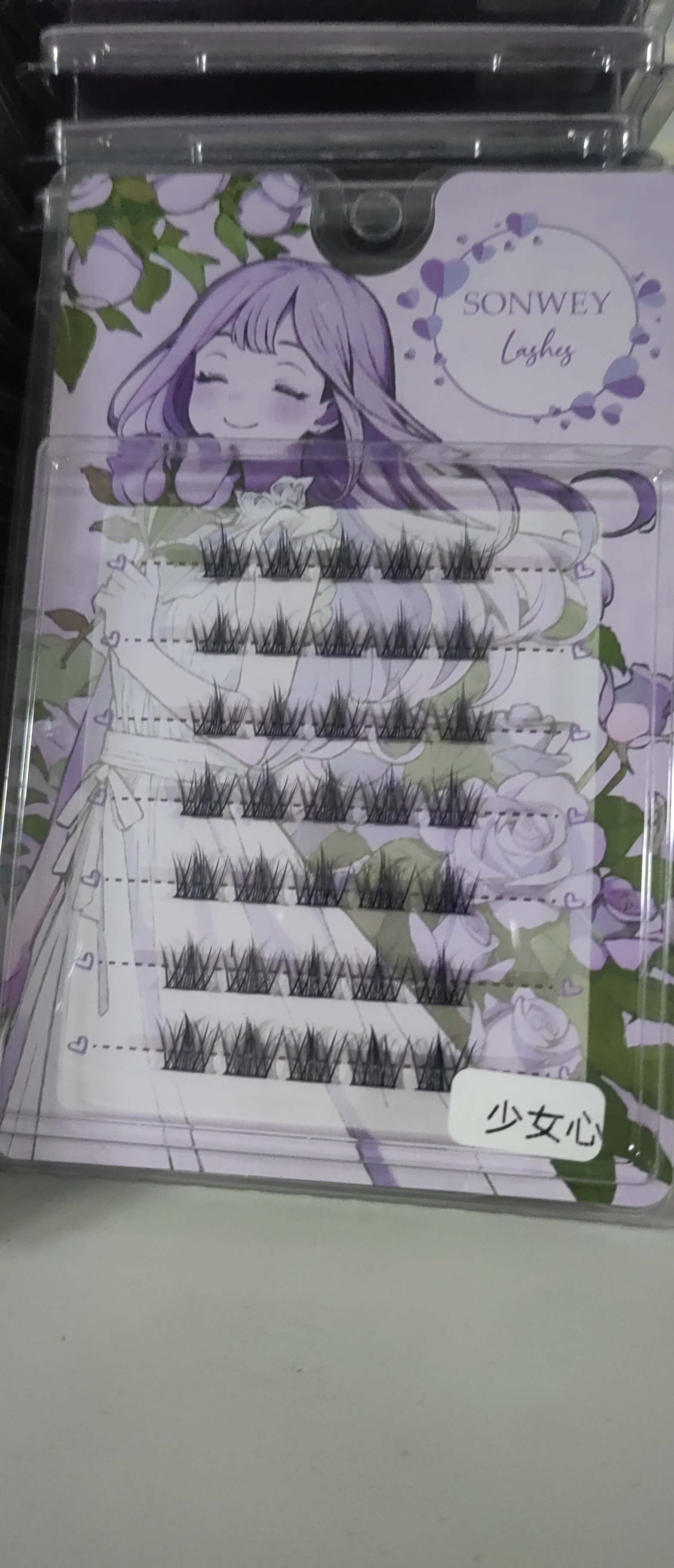 编号112 少女心 刷胶