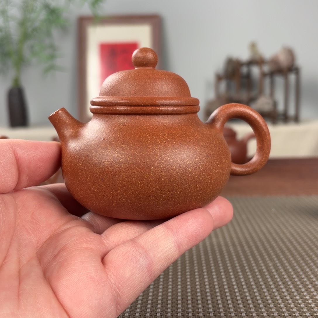 紫砂茶壶黄龙山原矿紫砂壶190
