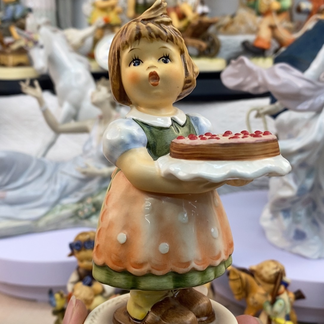 瓷片欧美中古美物摆件