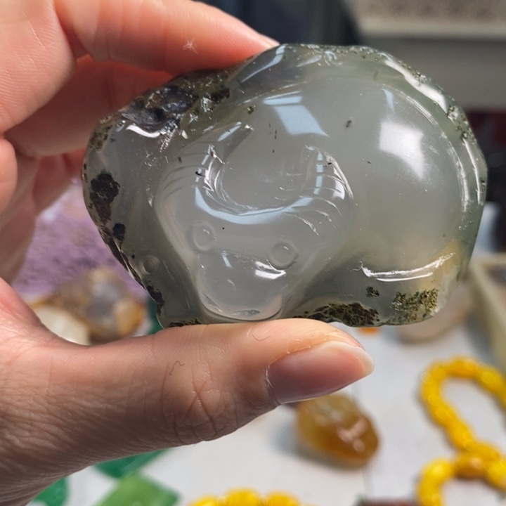 玛瑙/玉髓吊坠(不含链)未镶嵌