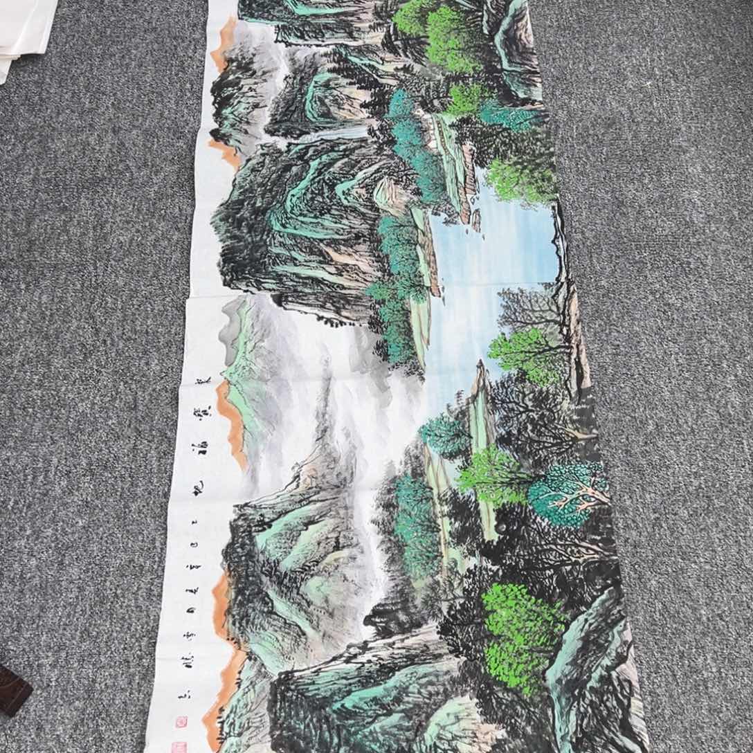 国画卖字画的小老板