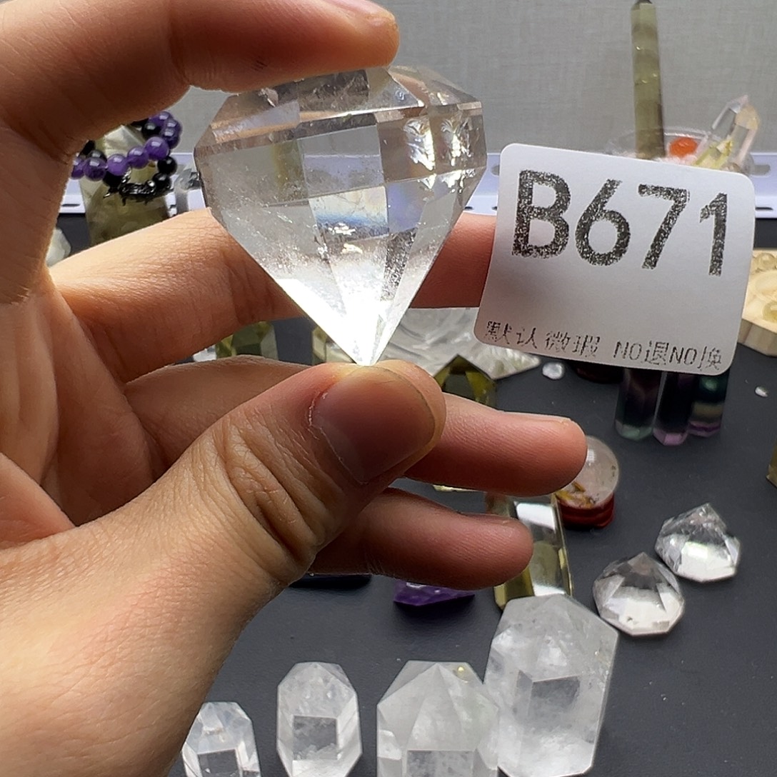珠宝半成品未镶嵌水晶