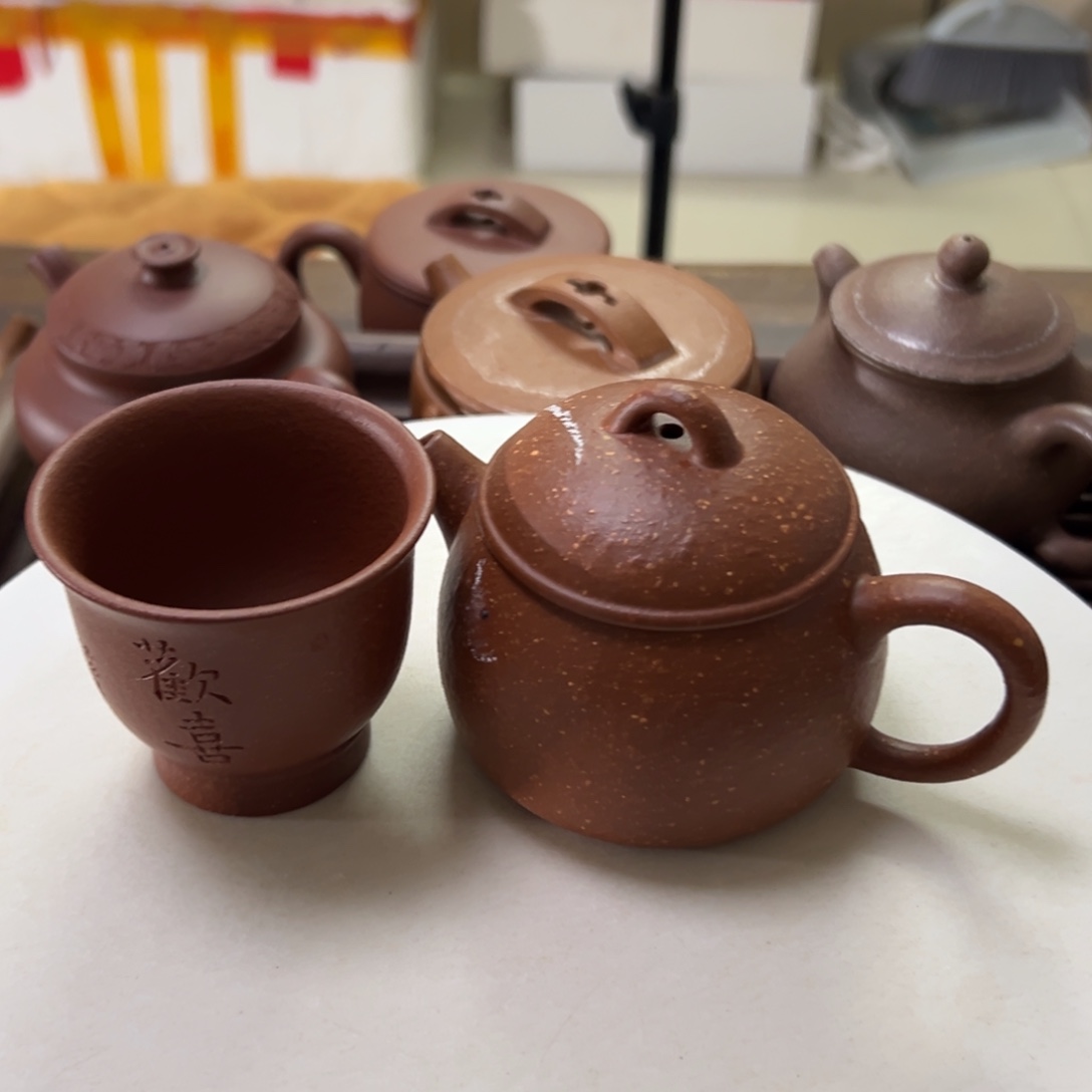 茶壶紫砂红将破八目小土豆150