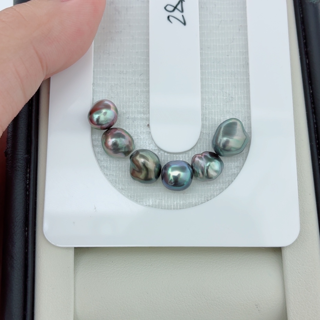 海水珍珠裸珠大溪地keshi