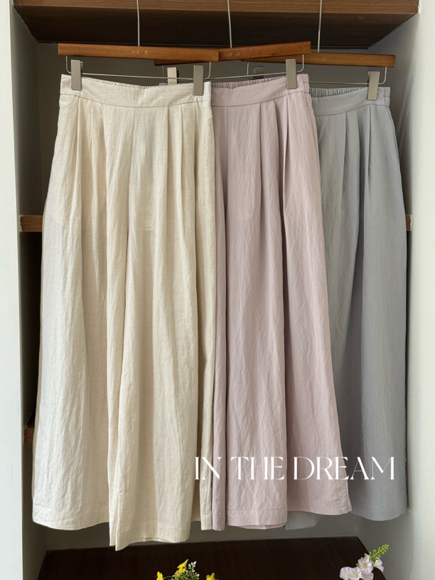 梦里-陈 多巴胺糖果色宽松大甩裤