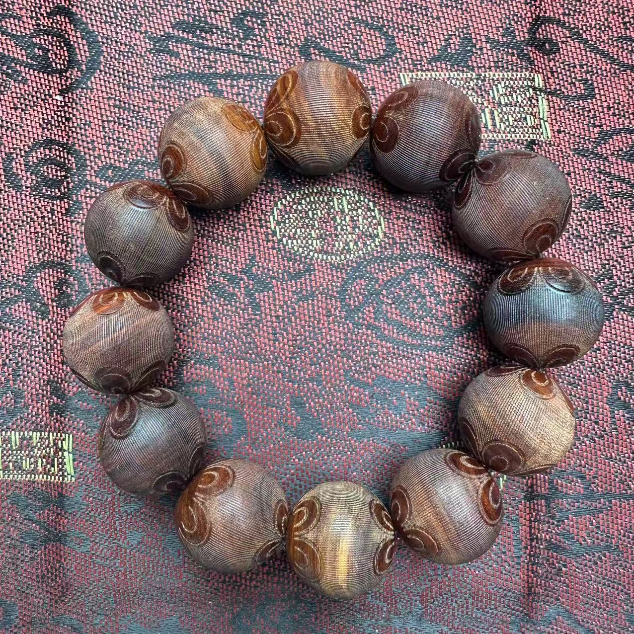 （开总文玩）天然沉香木串337