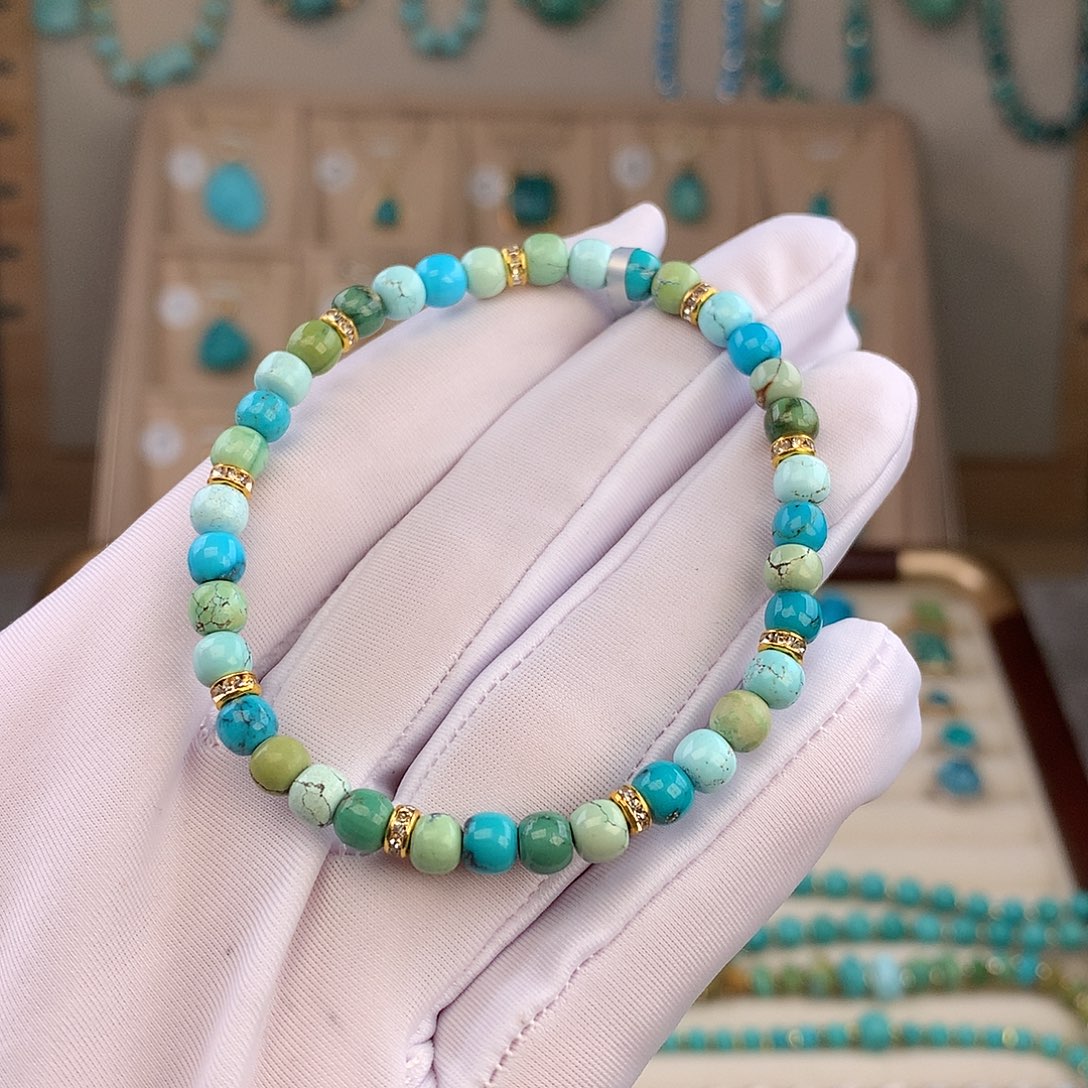 绿松石未镶嵌手链