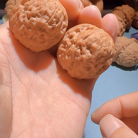 文玩核桃把件甲骨文34