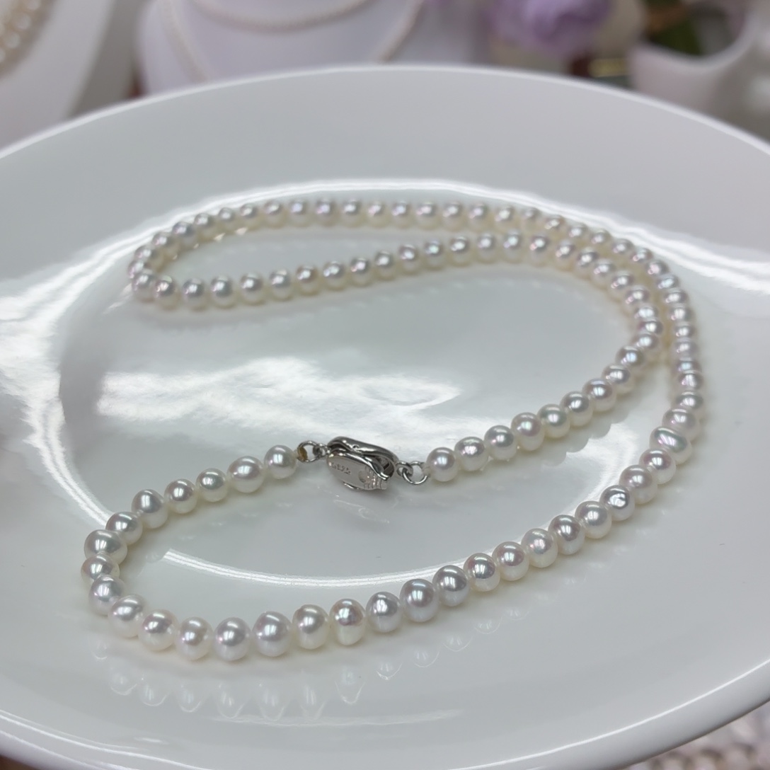 未镶嵌颈饰淡水珍珠4-4.5m