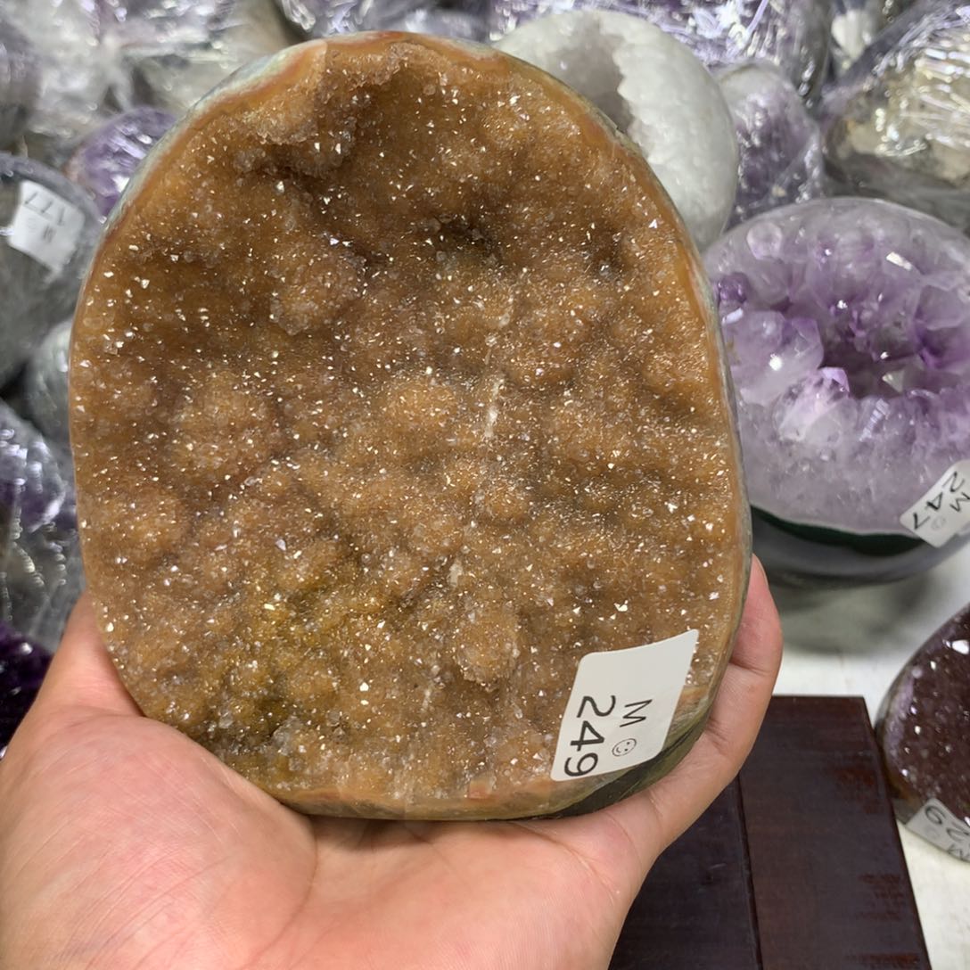 紫晶摆件未镶嵌水晶
