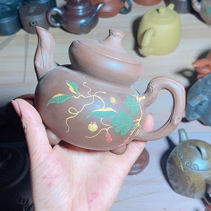 紫砂茶杯宜兴紫砂全手工制作