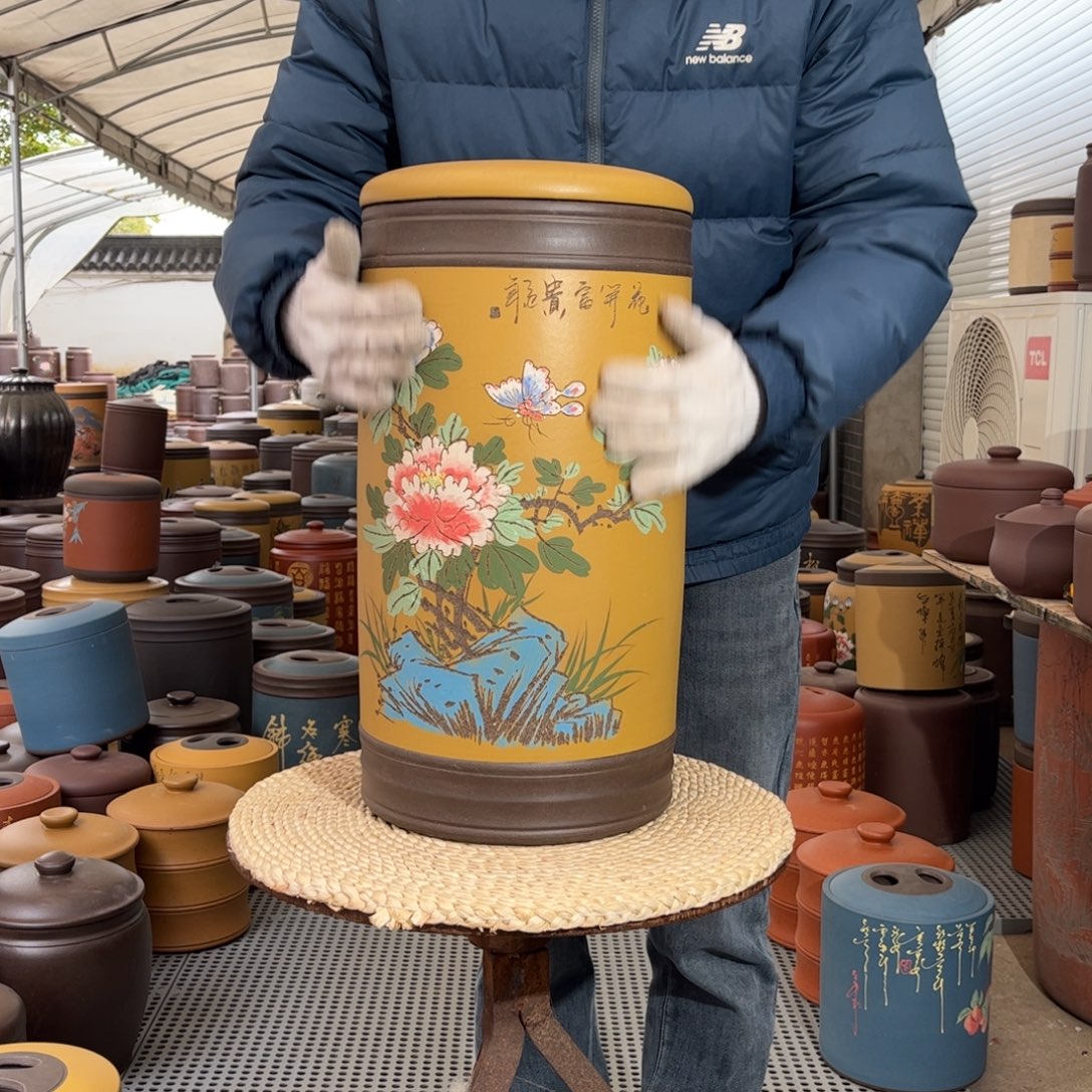 茶叶罐紫砂20 饼茶叶罐