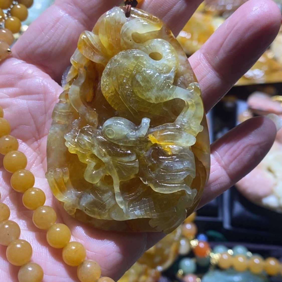 【闪购商品】岫玉毛衣链未镶嵌