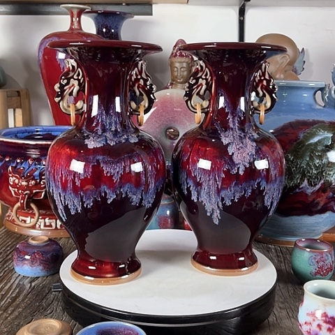 瓷片神垕镇钧瓷艺术