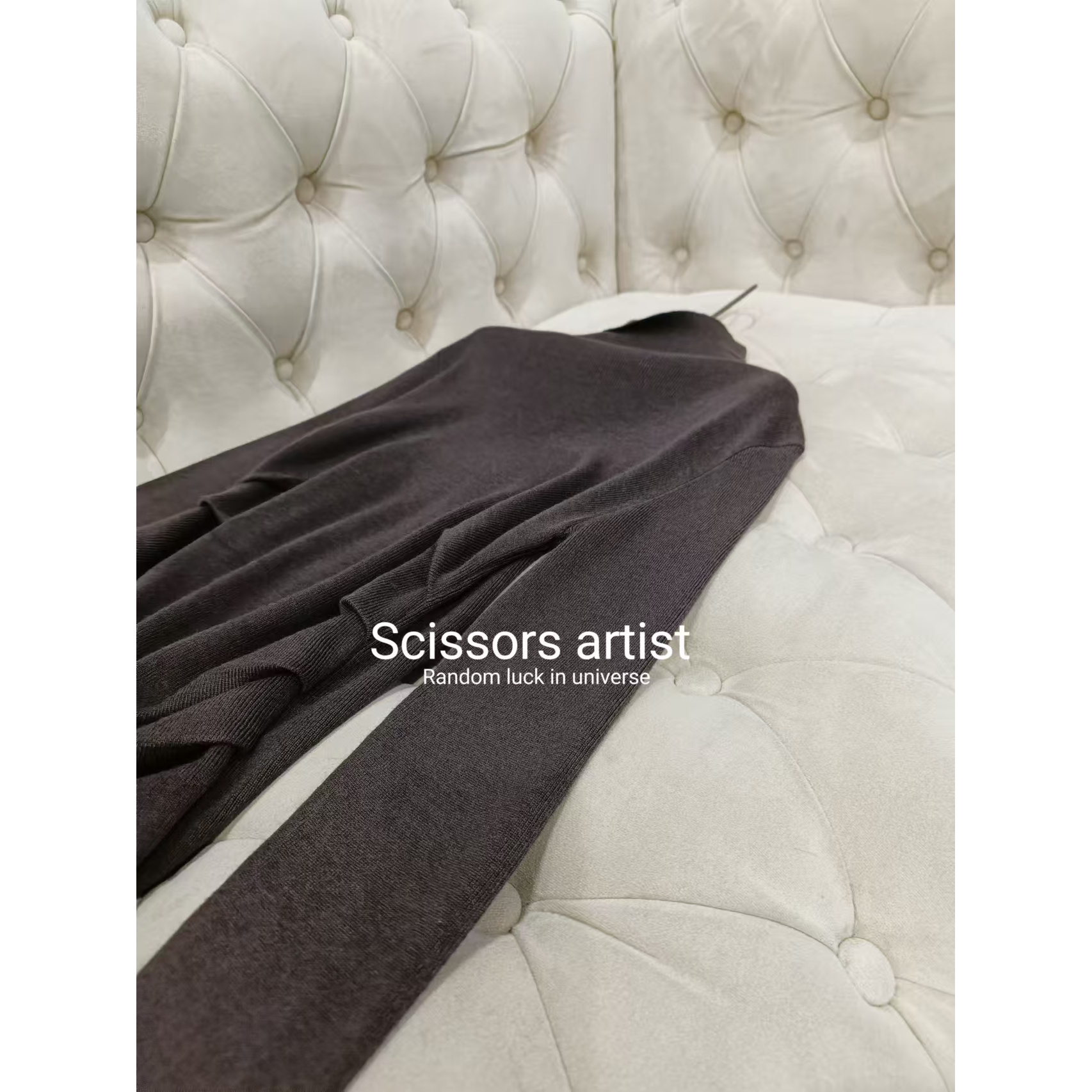 【Scissors artist】高端设计师走秀女装针织衫2722